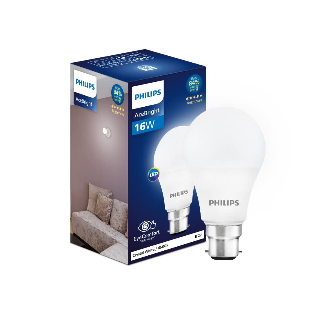 Philips 16-watt LED Bulb - AceBright High Wattage LED Bulb (White, B0C1CGB362)