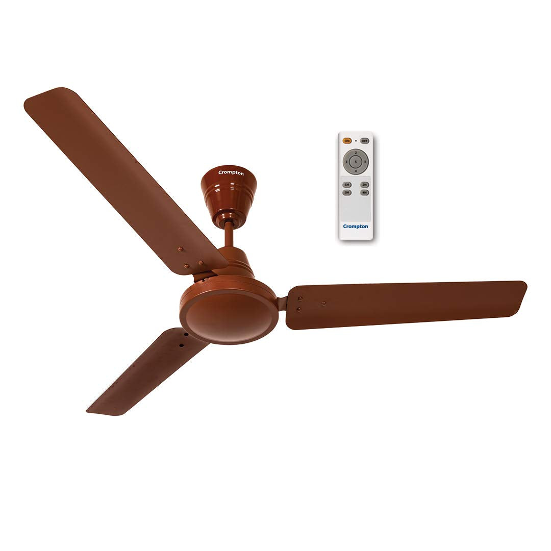 Crompton Energion HS 1200 mm BLDC Ceiling Fan with Remote Control | BEE 5 Star Energy Rating | ActivBLDC Technology | Anti-Rust | Superior Air Delivery | 5 Year Manufacturer Warranty | Opal White