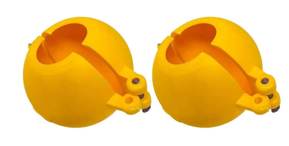 Dynore Plastic Small Laddu Making Mould, Laddu Maker,Mithai Maker Mould Sancha for Ganpati,Diwali, Janmashtmi and Other Festival for Indian Mithai-2 pc