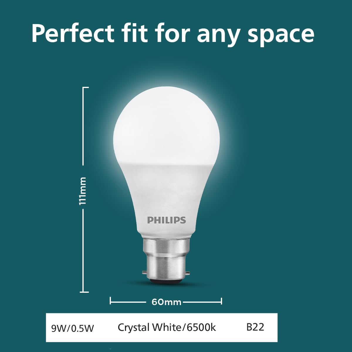 Philips Multi - Wattage LED Bulb (Pack of 2)