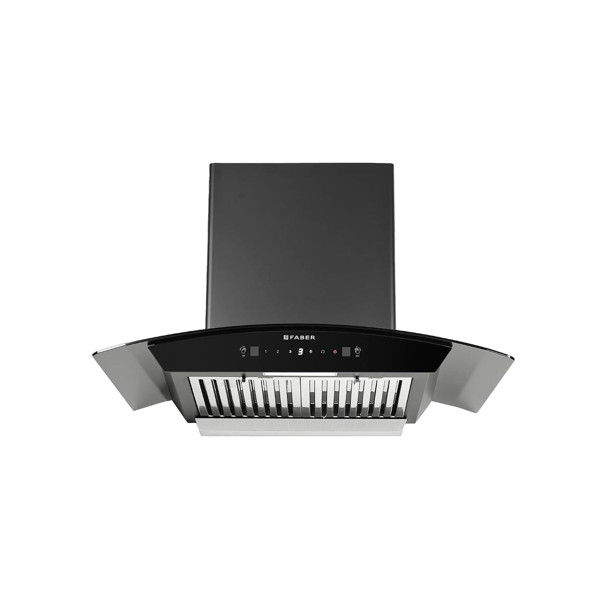 Faber 75 cm 1500 m³/hr Autoclean Curved Shape Kitchen Chimney | Touch and Gesture Control |2 yrs comprehensive on produc
