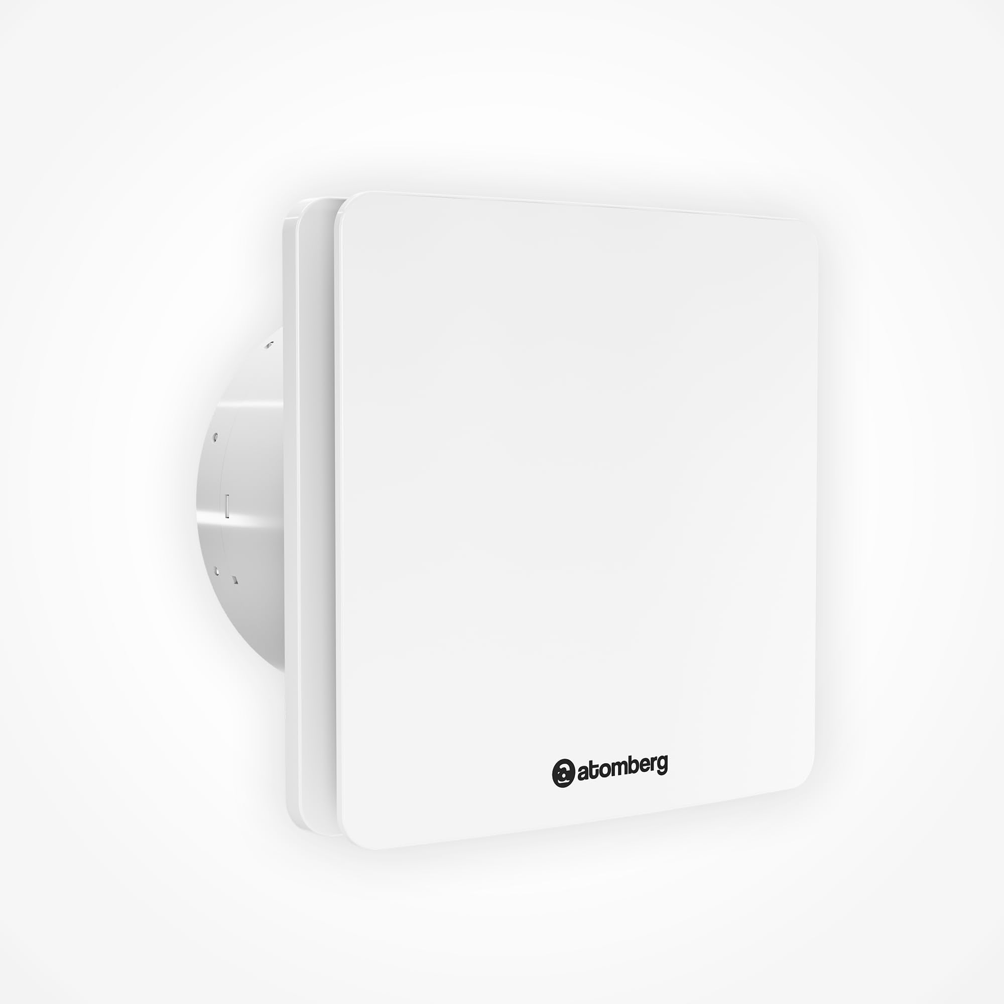 atomberg Studio Exhaust Fan 150mm (6 Inches) | BLDC Motor | 6.8W| Low Noise | 2000 RPM| Ideal for Bathroom,Kitchen | Easy to Clean | Installation-Round Cut (153mm) | 2 Years Warranty (Brushed Steel)