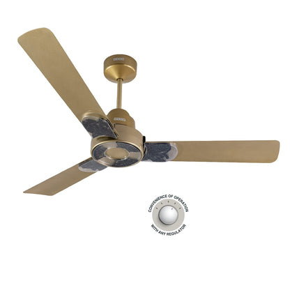 Usha Onio Kappa Beta 1200MM BLDC 5 Star Energy Efflicient, Dust & Oil Resistant Ceiling Fan (White)