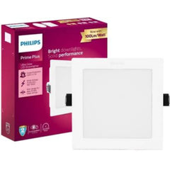 Philips 22W Square AP Plus UltraGlow LED Downlighter, Recessed LED Panel Ceiling Light (Pack of 1 (Natural White, 929002629901)