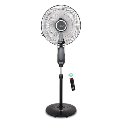 KUHL Inspira W1 400mm Power Saving BLDC Wall Fan with Remote | 28 W | Touch Screen Control Panel with Digital Display | Tilt Mechanism & Swivel Function | Wall Mount | High Air Flow & Low Noise|white