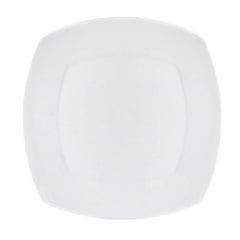Clay Craft Basics 10 Inches Plain Square Shape Ceramic Dinner Plate Set of 4