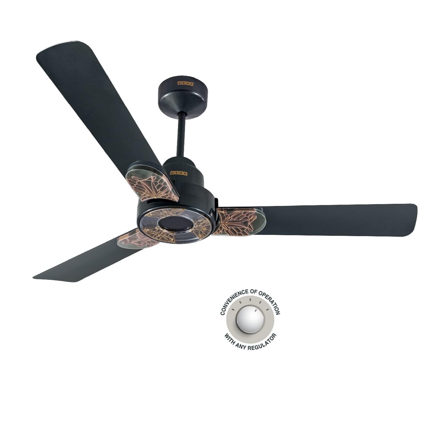 Usha Onio Kappa Beta 1200MM BLDC 5 Star Energy Efflicient, Dust & Oil Resistant Ceiling Fan (White)