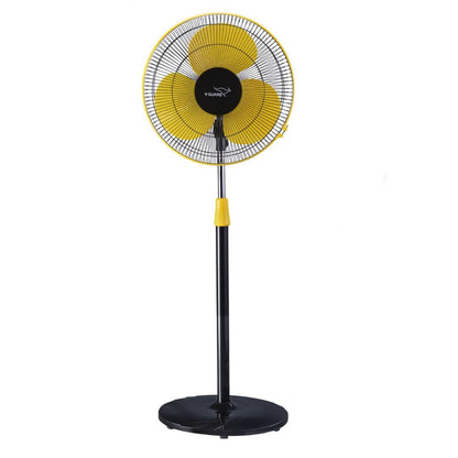 V-Guard Esfera STS Plus Neo Pedestal Cum Table Fan | Versatile 2-In-1 Operation | 1350 RPM Motor | Customisable Tilt And Oscillation Control | Yellow Black | 40 cm (400mm)