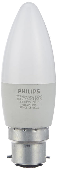 Philips LED Candle Bulb SceneSwitch 5W (White, B0HBCC9PB1)