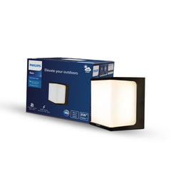 Philips 8-watt LED Square Shape Wall Light (IP-65)