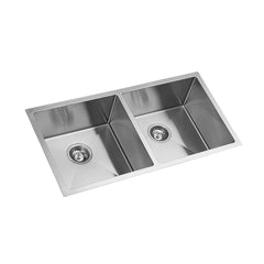 Kaff Marco Handmade Stainless Steel Kitchen Sink 34 x 18 Inch | 304 Grade SS | Satin Finish
