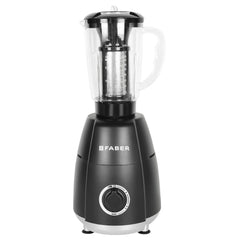 Faber Crown 800W Blender Mixer Grinder, 3 SS Clip Lock Jars + 1 PC jar || Low-Noise Copper Motor, up to 20000 RPM Speed 