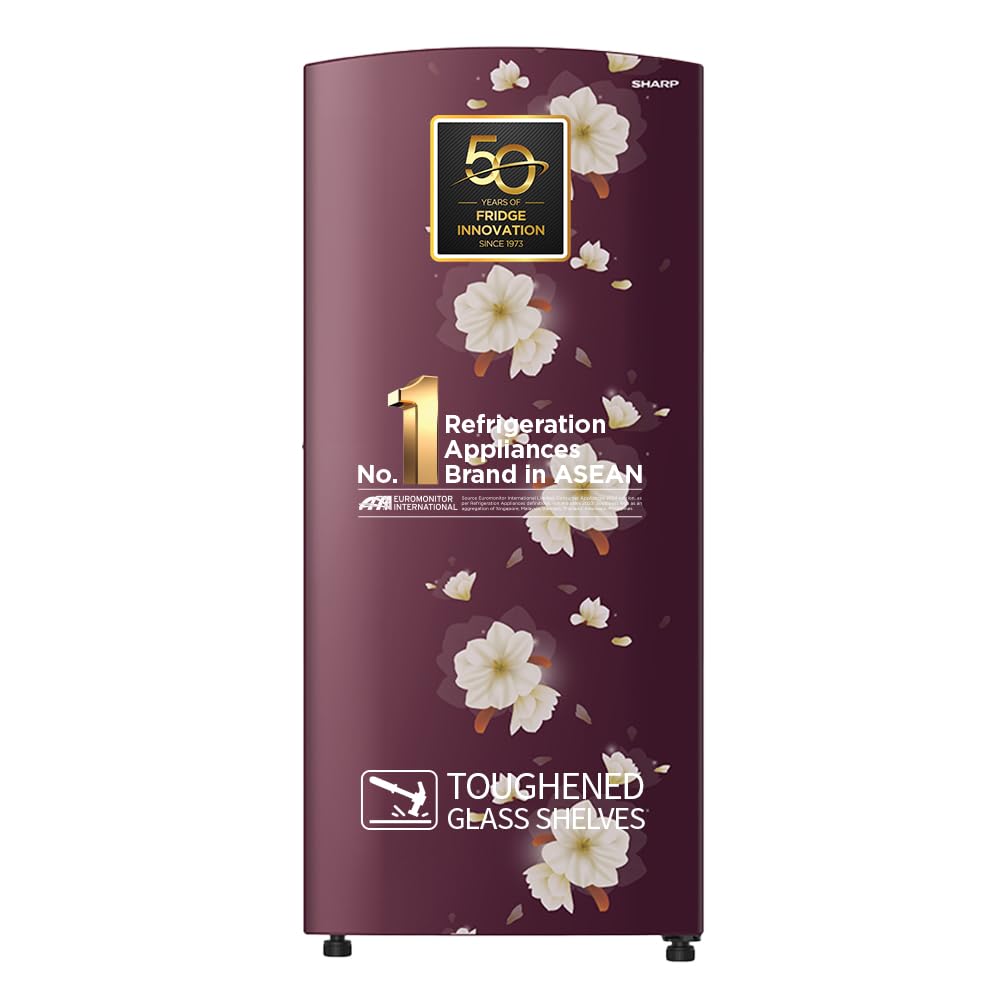 Sharp 197 L Direct Cool Single Door 2 Star Refrigerator (SJ-DF225N2-PRF)