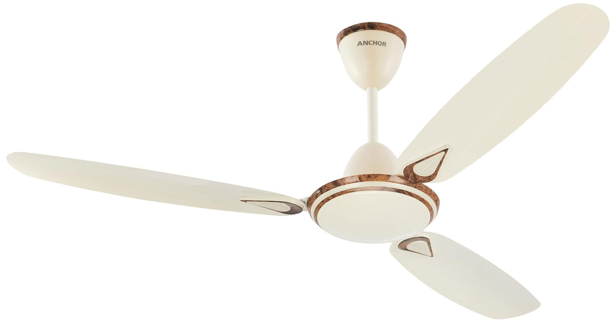 Anchor by Panasonic Luxoria DLX Star 1200 mm Ceiling Fan (Matte Smoke Brown)