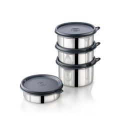 Pigeon Vibe Stainless Steel Lunch Box | SS Tiffin Box with Leak-Proof Airtight Lid