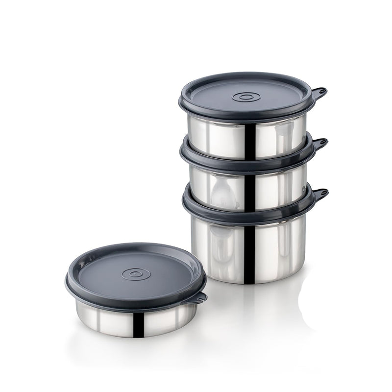 Pigeon Vibe Stainless Steel Lunch Box | SS Tiffin Box with Leak-Proof Airtight Lid