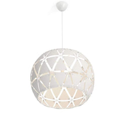 Philips 4091731PN Sandalwood 60cm E27 Base Pendant LIGHT BULB, Bulb not Included, White