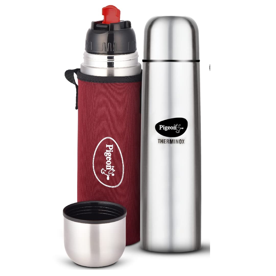 Pigeon by Stovekraft Bullet Stainless Steel Vacuum Insulated Flask for Hot and Cold
