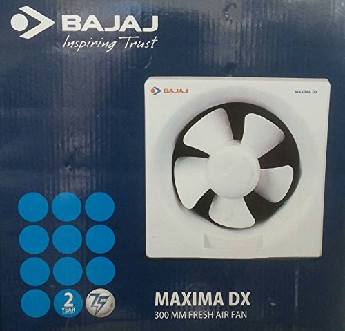 Bajaj Fresh Air Maxima DXI 300mm Exhaust Fan (White)-2