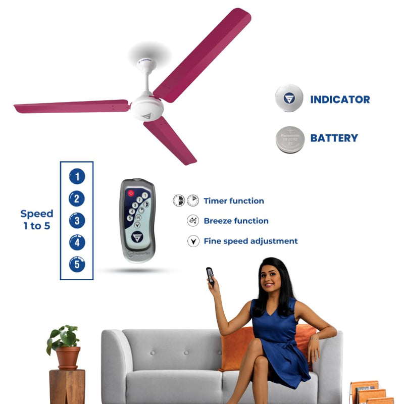 Superfan Super V1 1400 mm BLDC Ceiling Fan with Remote | 5 Star-4