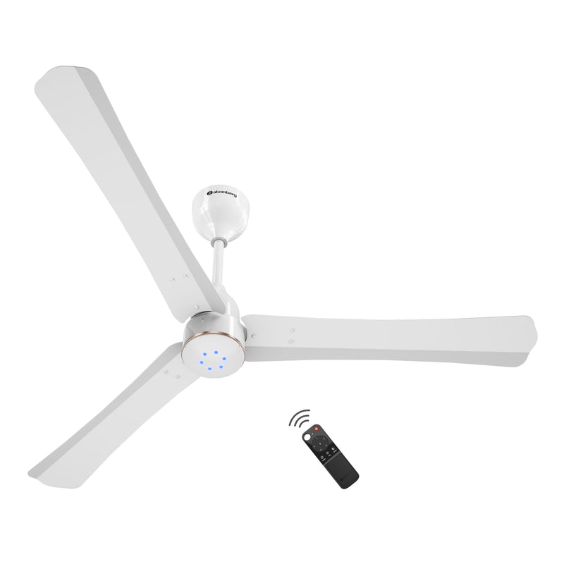 atomberg Renesa Smart 1200mm BLDC Ceiling Fan with IoT & Remote | Energy Efficient Ceiling Fan | Ceiling fan for Living Room | High Air Delivery with LED Indicators (Brown & Black)