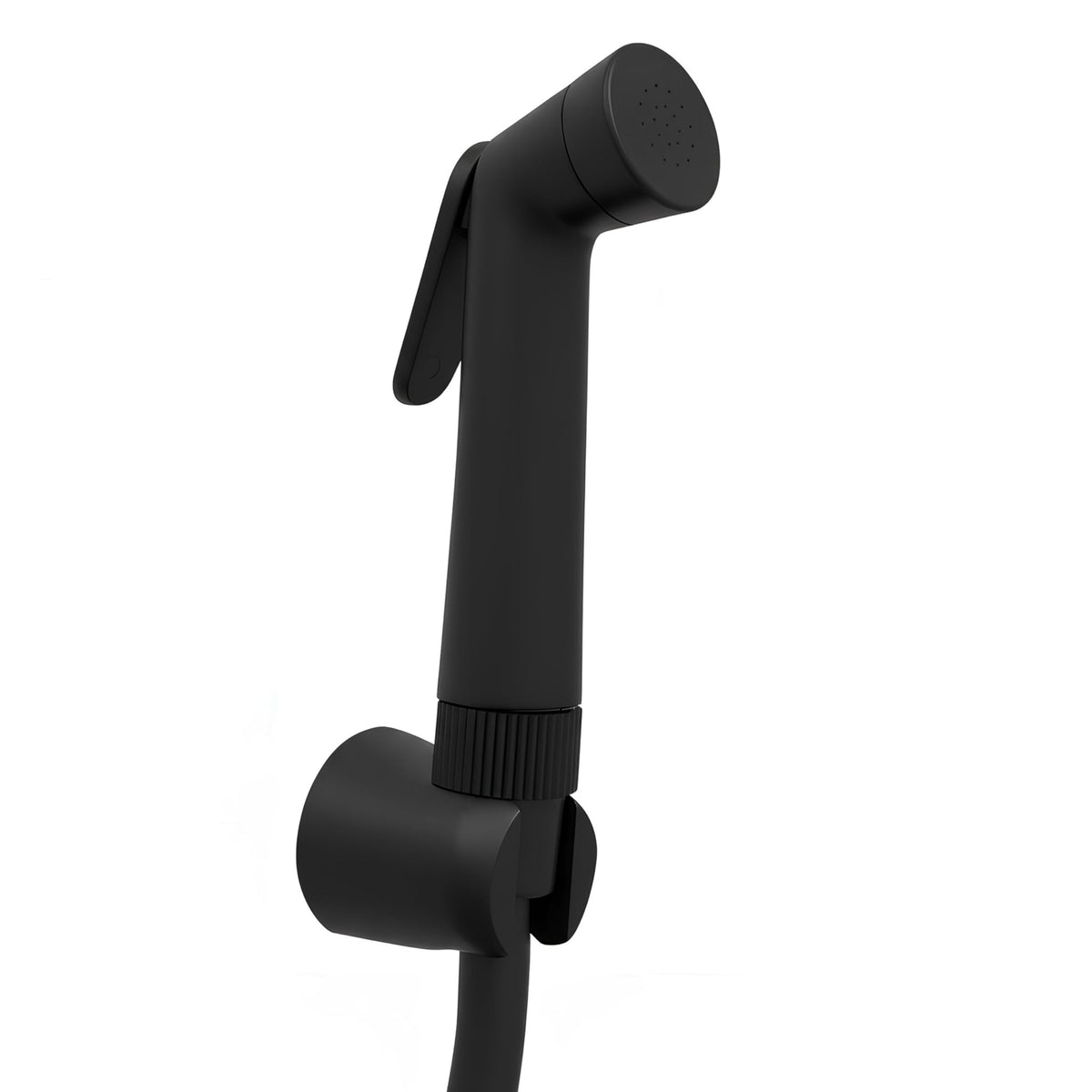 Plantex Jet Spray for Toilet/ABS Health Faucet with 1 Meter Shower Hose Pipe and Wall Hook/Health Faucet Set for Bathroom/Hand Gun for Toilet - (Black)-1