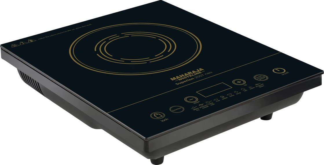 Maharaja Whiteline Superion 20 ST Induction Stove, 2000W - IC -115 (Black)