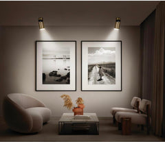 Philips 12W Flex Surface LED COB Brass Finish in Aluminum Warm white-3000k Adjustable Focus with a 90-Degree