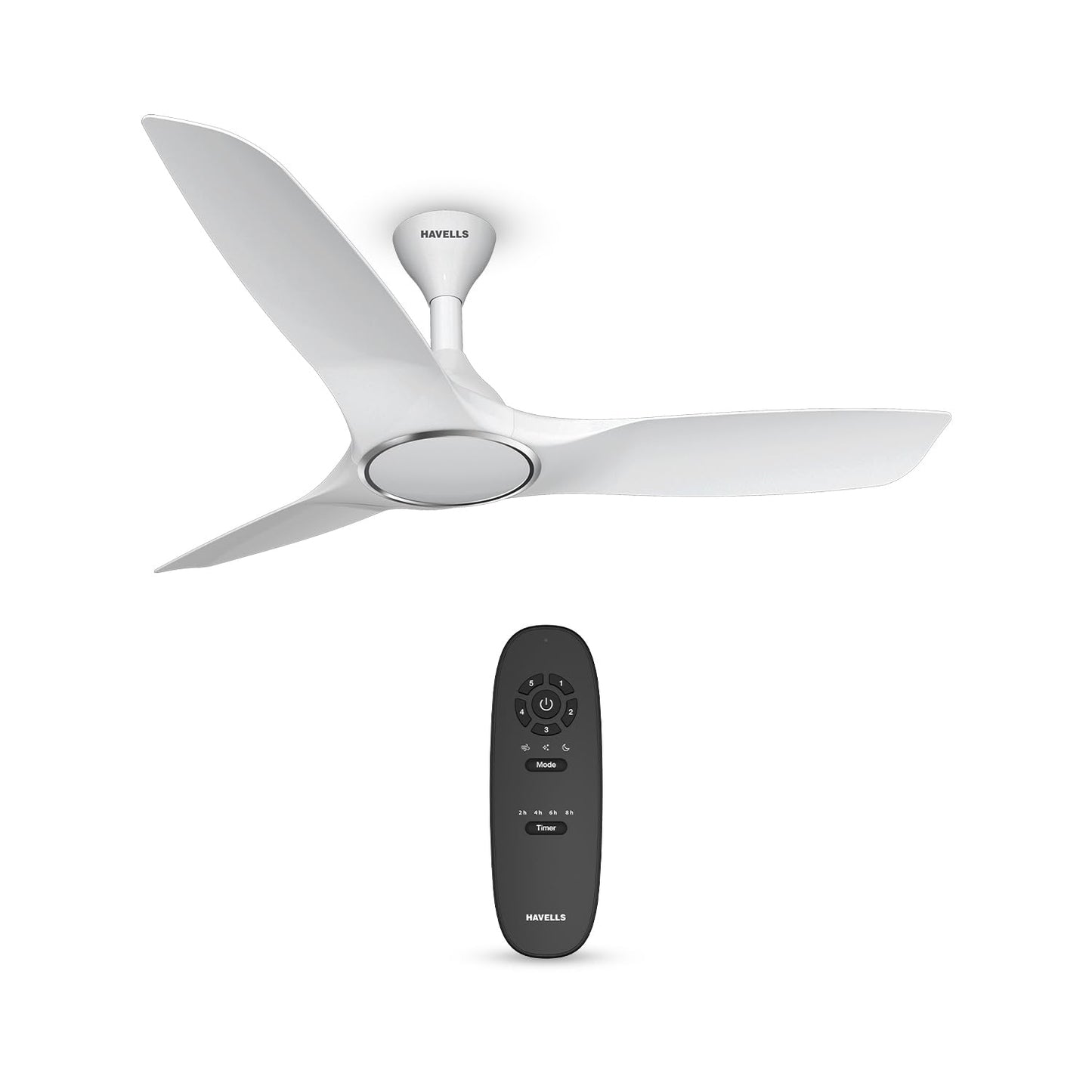 Havells Stealth Air BLDC Wood 1200mm Premium Ceiling Fan with 100% Pure Copper|5 Star Rating |Remote Controlled |Watt: 40|Air Flow: 245 cmm|Speed: 280 RPM|Free Installation|2 Year Warranty (Pinewood)