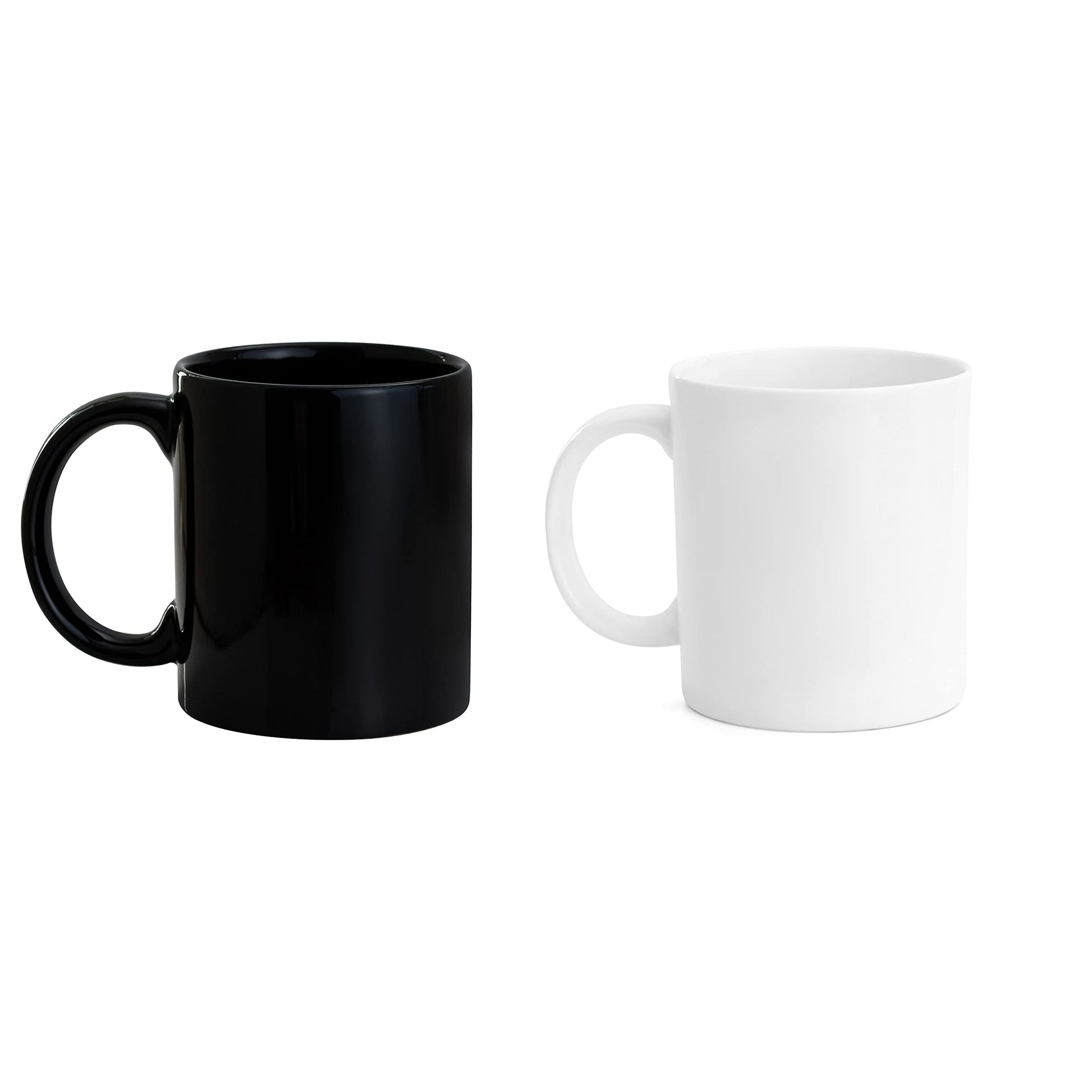Clay Craft Fine Ceramic Plain Solid Color Milk Mug 350 ml Best for Office and Home, Gifted to Mother, Father, Sister, Brother, Friends and Family (White, 1)
