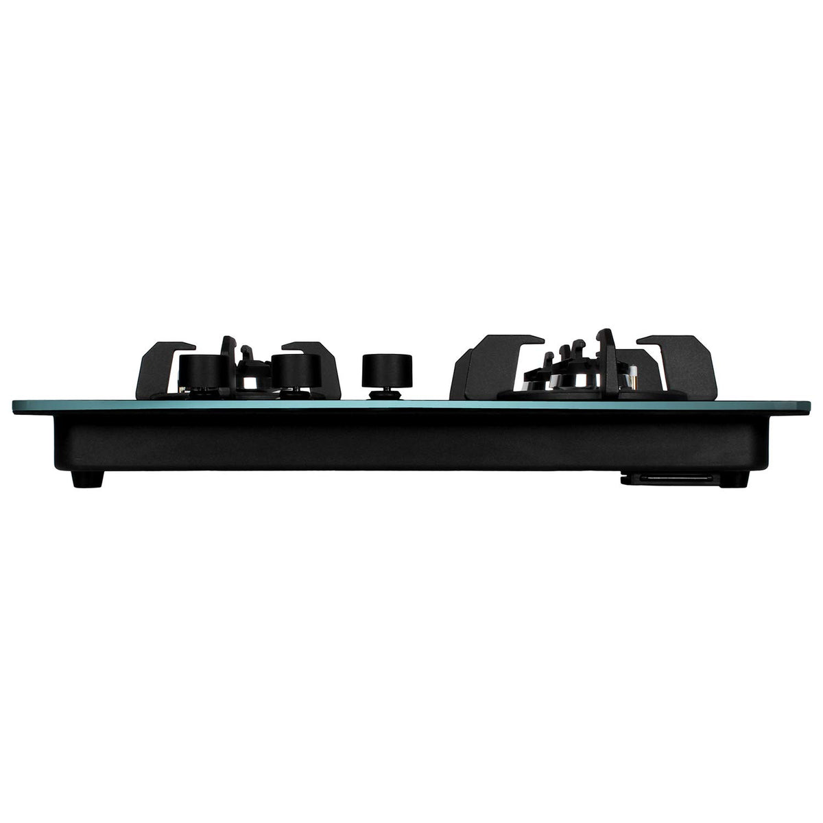 Faber Hob/Hobtop 3 Brass Burner Auto Electric Ignition Glass Top (Maxus HT603 CRS BR CI AI) Black