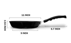 Pigeon by Stovekraft Aluminium Non-Stick Fry Pan, Black