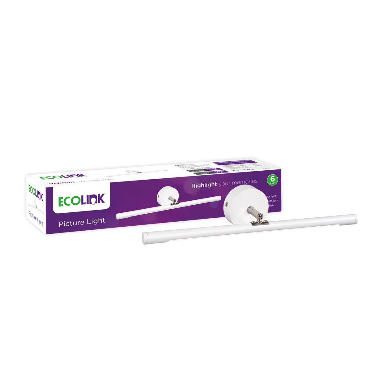 Philips EcoLink 6W Picture Light (Warm White,Pack of 1)