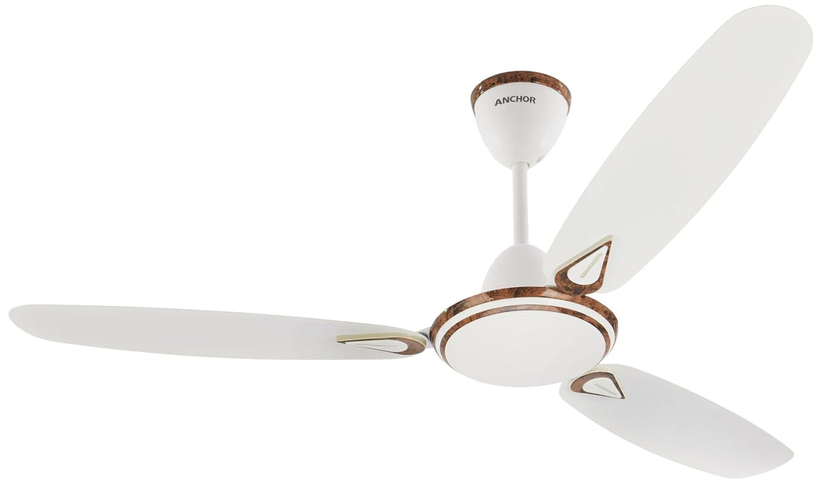 Anchor by Panasonic Luxoria DLX Star 1200 mm Ceiling Fan (Matte Smoke Brown)