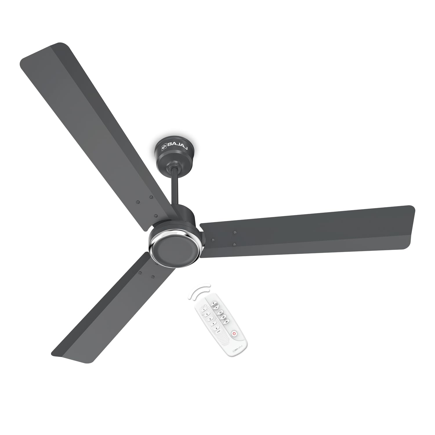 Bajaj Classico Sleek Wood 1200MM (48") BLDC Ceiling Fans For Home | BEE 5 Star Rated Energy Efficient Ceiling Fan | Sleek Compact Design | Wooden Finish | RF Remote | 2-Yr Warranty 【Walnut Wood】