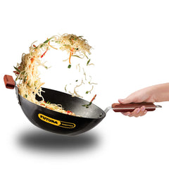 Futura Stir-Fry Wok 3 Litre with Induction Base Without lid