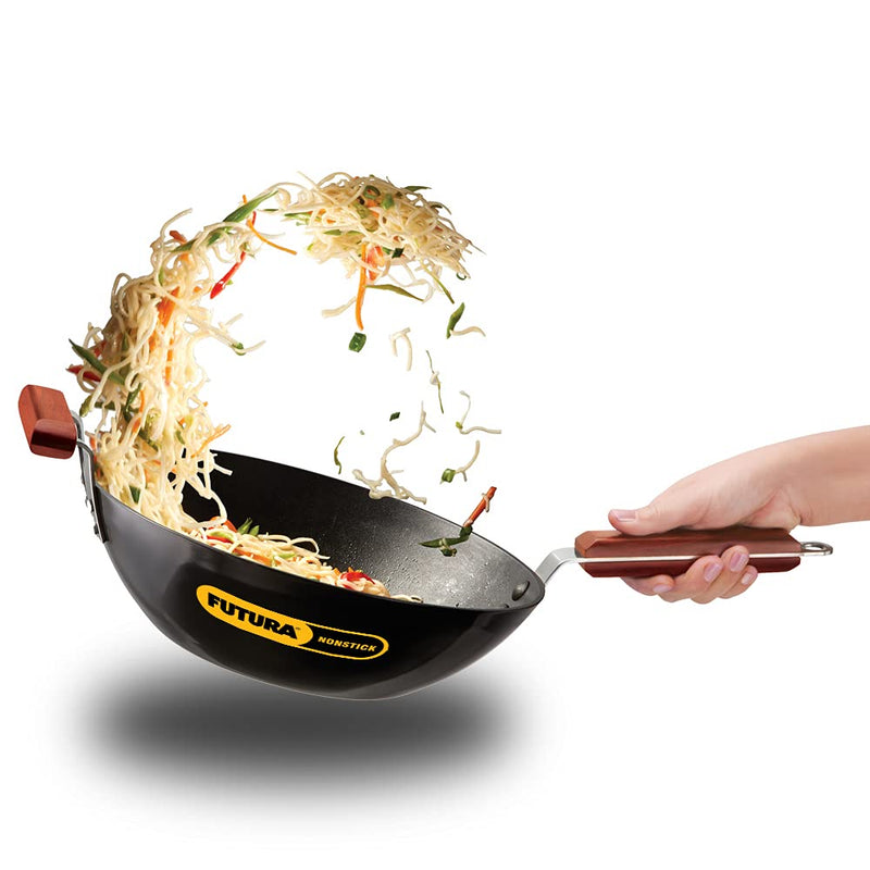 Futura Stir-Fry Wok 3 Litre with Induction Base Without lid