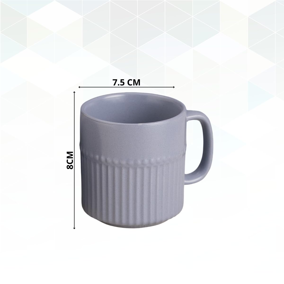 Clay Craft Fine Ceramic Crimson Blue Cups & Saucer, Set of 12, Cups for Tea & Coffee, Gift Set, Elegant Design for Home and Kitchen and Can Be Gifted to Your Loved Ones On Any Occassions