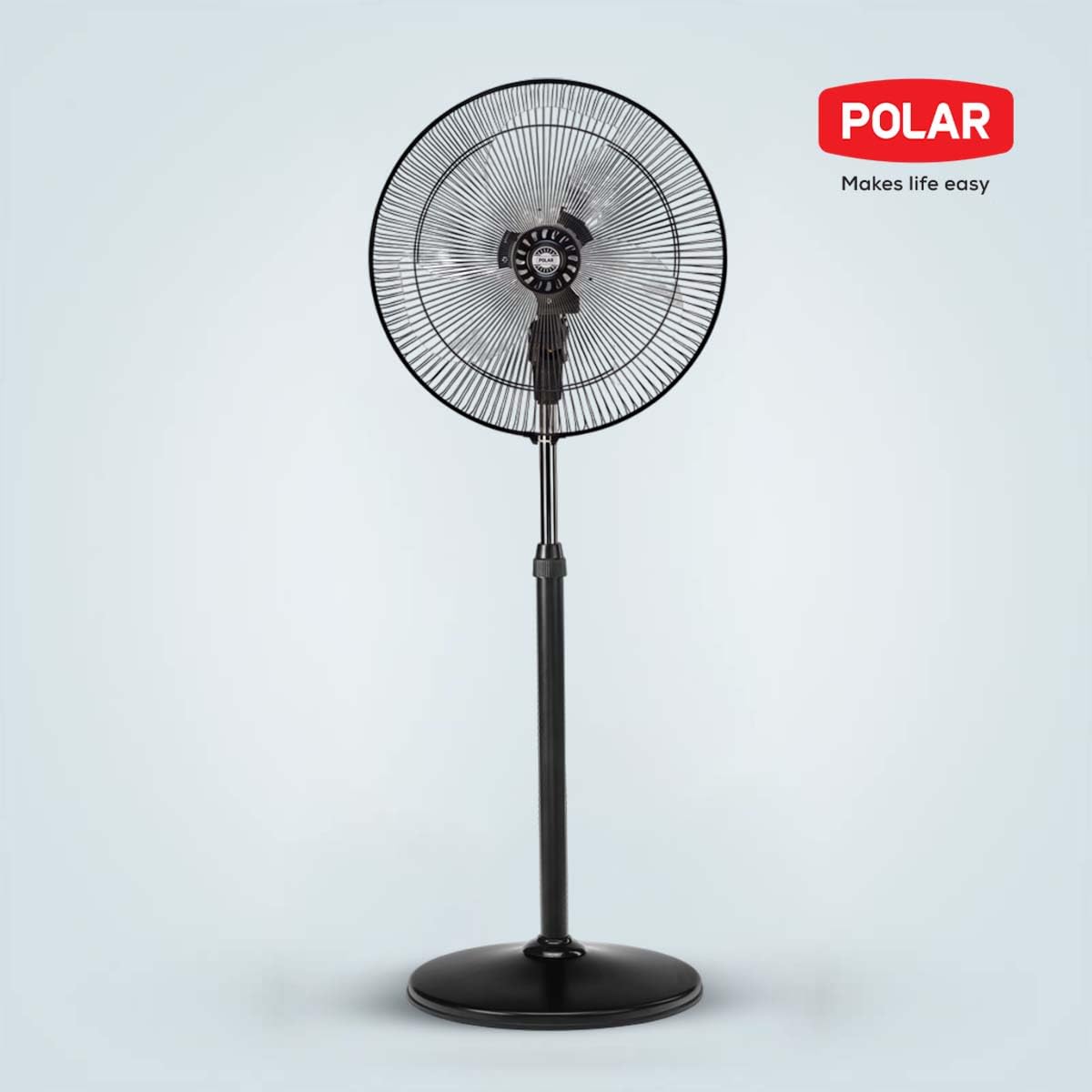 POLAR Blustery 450Mm Pedestal Fan - Black