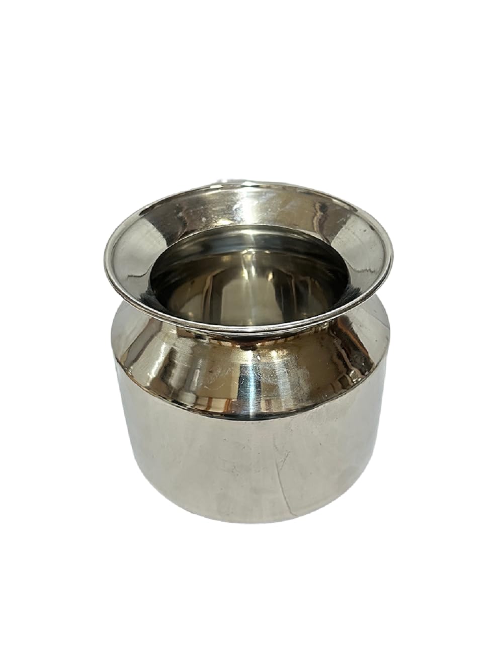 Dynore Stainless Steel Heavy Lota/Kalash/Milk Pot- 1200 ml- Set of 2