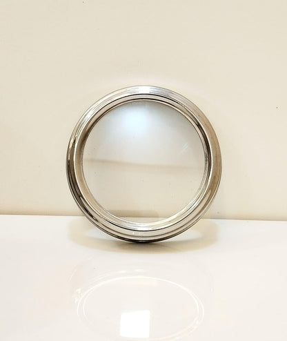 STEEPLE 1 Litre Stainless Steel Containers for kitchen with See Through Lid | Ubha Dabba | Vertical Canisters, Silver Pack Of 6