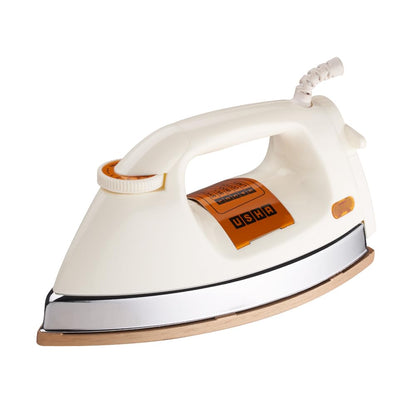 Usha EI 3710 Heavy Weight 1000-Watt Dry Iron, 1.75 Kg(White)