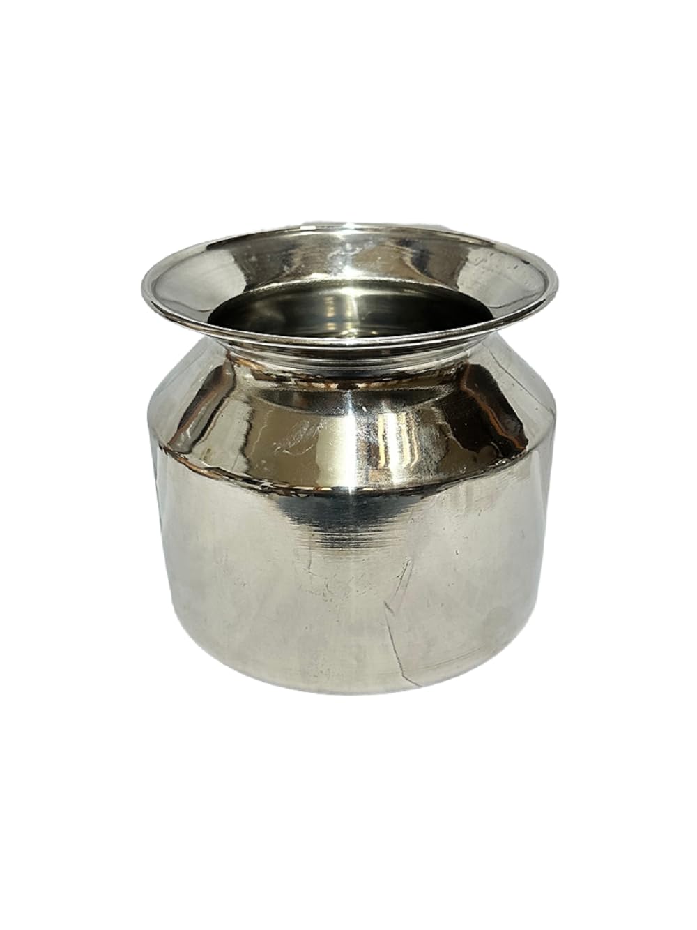 Dynore Stainless Steel Heavy Lota/Kalash/Milk Pot- 1200 ml- Set of 2