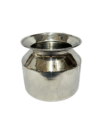 Dynore Stainless Steel Heavy Lota/Kalash/Milk Pot- 1200 ml- Set of 2