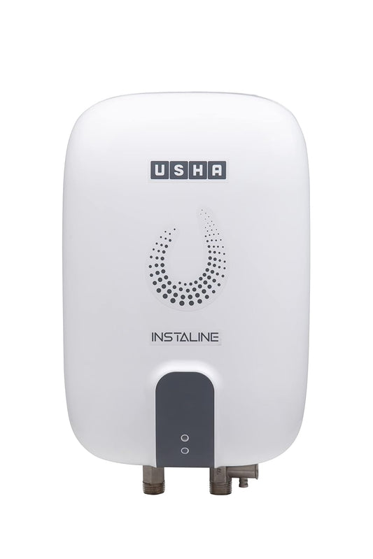 USHA Wall Mount nstaline 3L 3Kw Instant Water Heater With Rust Proof Abs Body (White)