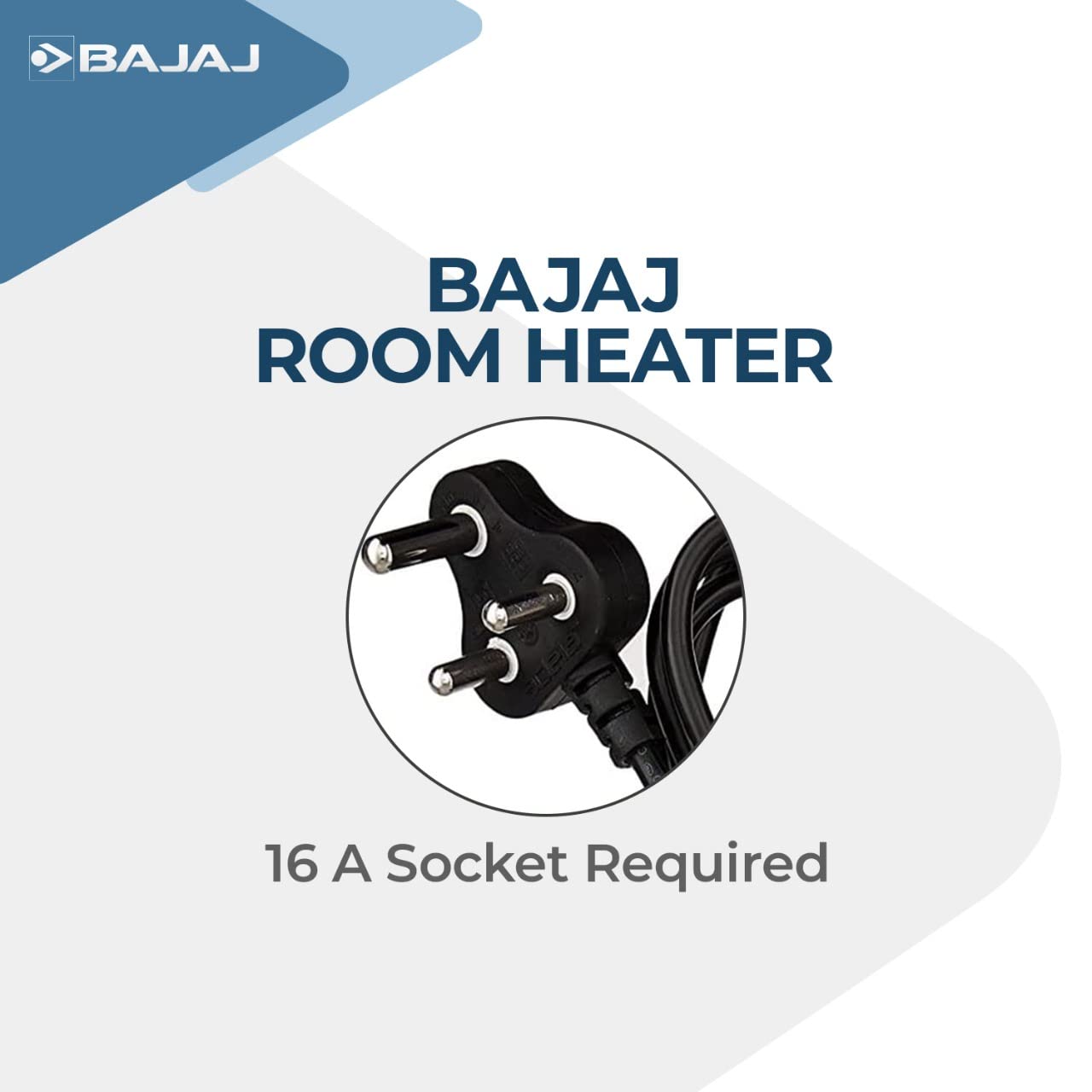 Bajaj Majesty RX10 Room Heater For Home | 2 Heat Settings 1000W/2000 Watts | Triple Safety Assurance | Adjustable Thermostat | Two Way Installation | Heat Convector Room Heater | 2-Yr Warranty 【White】