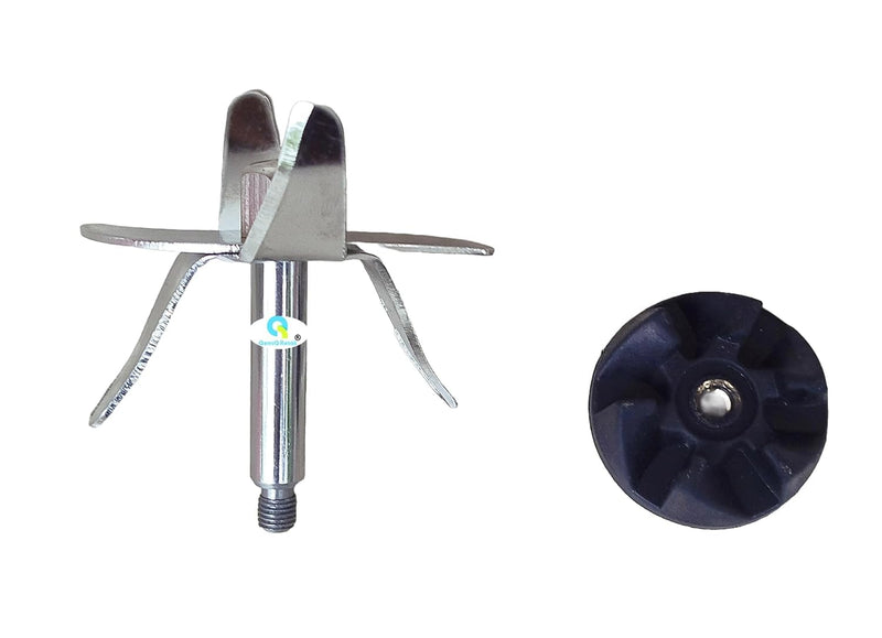 Blade Set Combo: Big + Juicer Jar (with Couplers) | Compatible with Sujata Mixer Grinder