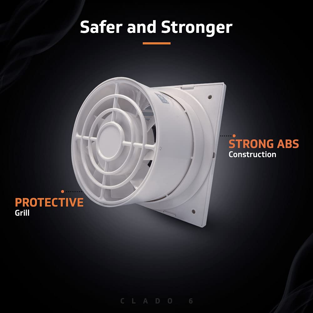 V-Guard Clado 6 150 mm Exhaust Fan (White)-5