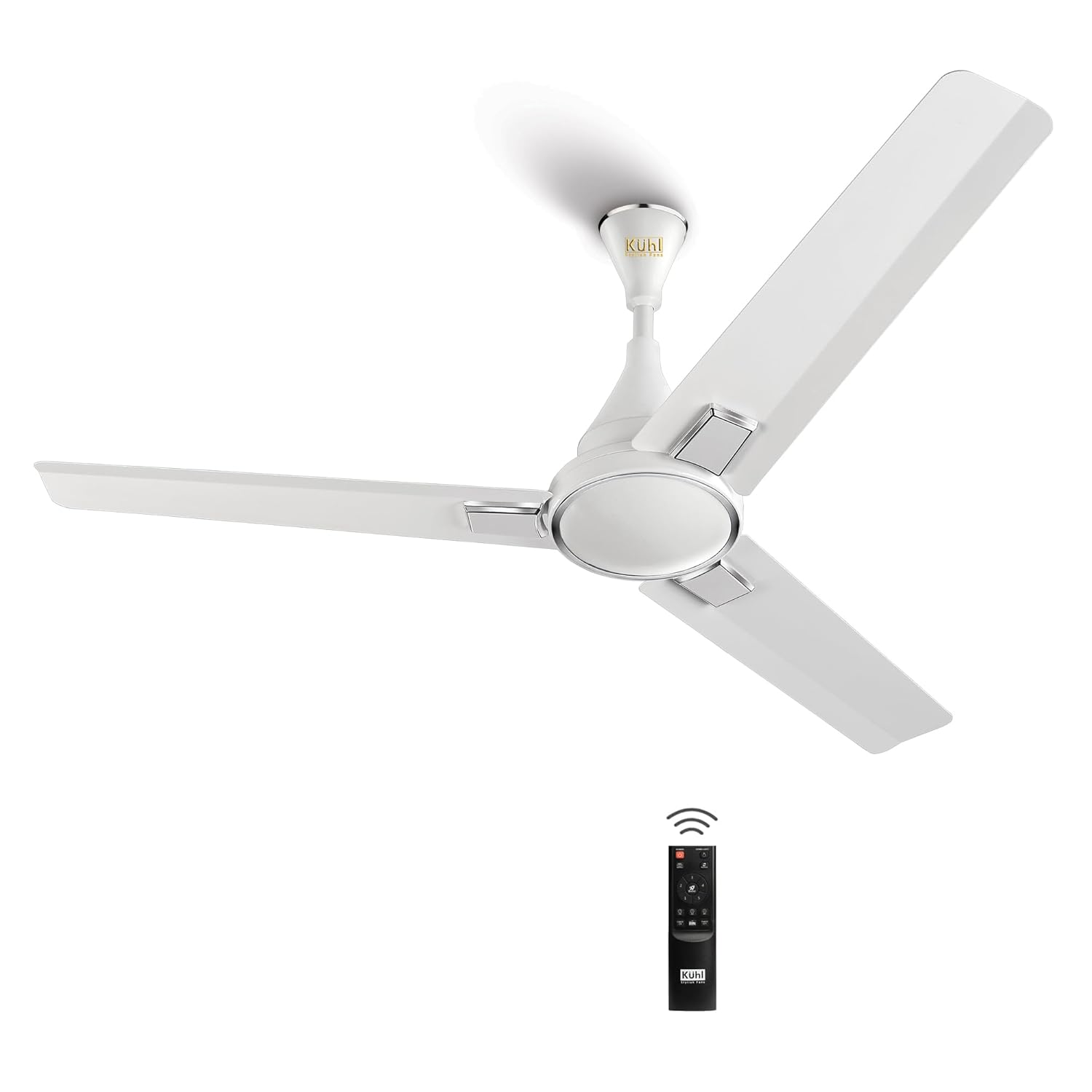 KUHL Prima A5 1200Mm Bldc Ceiling Fan With Remote | Inr 300 Off On Exchange | 5 Star Rated | High Airflow | Saves Up To 65% Electricity | 5-Year Warranty | White