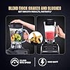 Sujata BLENDMATIC 1000W Commercial Juicer Mixer Grinder | 1750 ml BPA Free Unbreakable Jar | Overload Protection | Commercial Heavy Duty Blender, Powerfull & High Speed Motor | Black